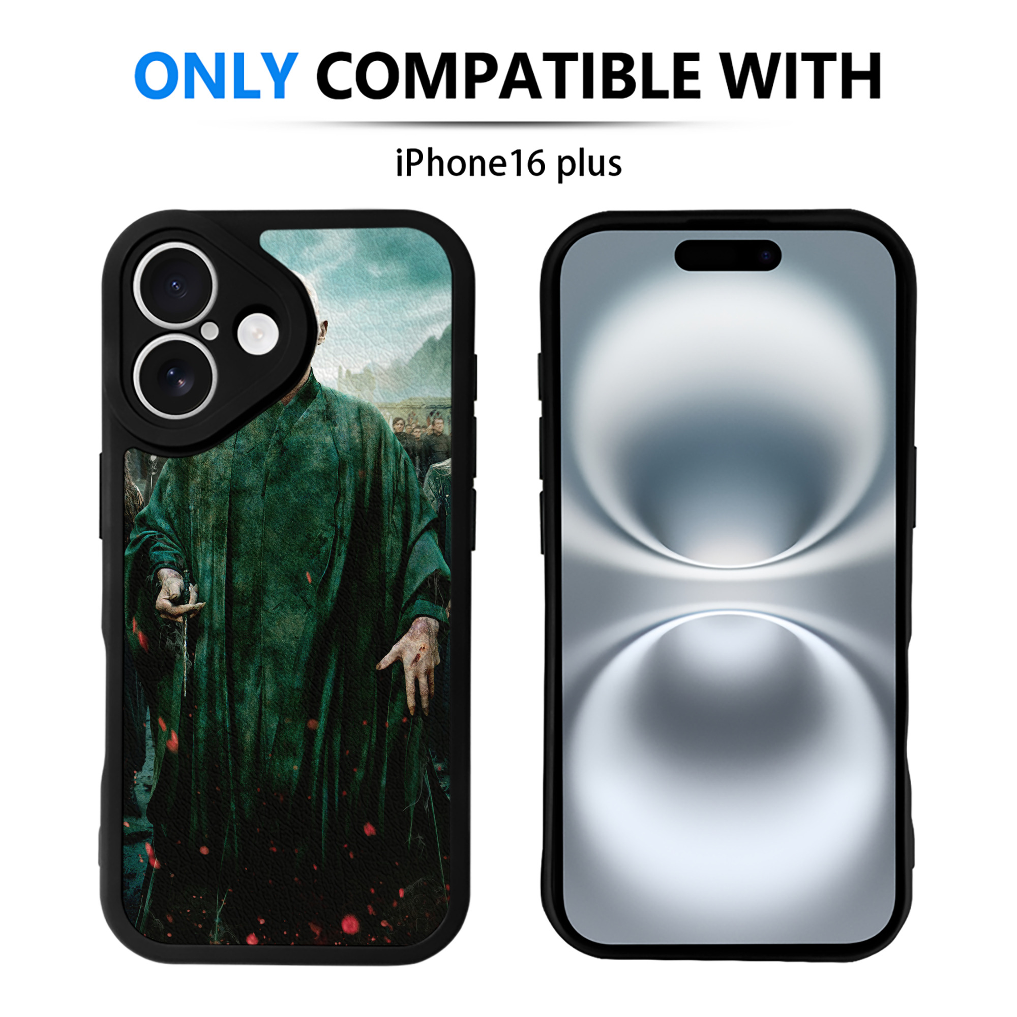 （画像用） Harry Potter ハリー・ポッターシリーズ 【iPhone 16シリーズ対応】シリコンスマホケース（レザー調） 材質：シリコン